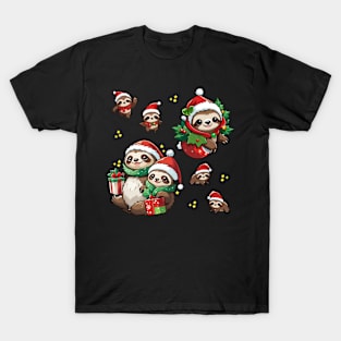 Christmas Sloth Set T-Shirt